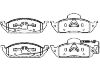 Brake Pad Set:163 420 03 20