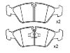 Bremsbelagsatz, Scheibenbremse Brake Pad Set:34 11 1 157 510