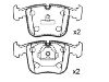 Plaquettes de frein Brake Pad Set:34 11 1 160 296