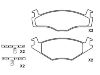 тормозная кладка Brake Pad Set:191 698 151 B