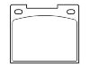 Bremsbelagsatz, Scheibenbremse Brake Pad Set:2725 315