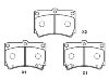 Brake Pad Set:B4Y6-33-23A