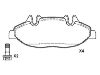 Bremsbelagsatz, Scheibenbremse Brake Pad Set:001 421 09 10