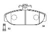 Pastillas de freno Brake Pad Set:270 195