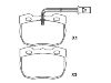 Plaquettes de frein Brake Pad Set:RTC6781