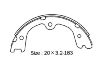 Bremsbackensatz Brake Shoe Set:NN2078