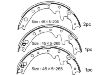 Bremsbackensatz Brake Shoe Set:5-88455-003-0