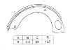 Kit machoire de frein Brake Shoe Set:K1246