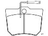 Brake Pad Set:120426