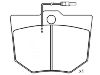 Bremsbelagsatz, Scheibenbremse Brake Pad Set:121017