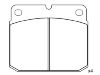 Pastillas de freno Brake Pad Set:121029