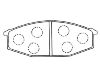 Bremsbelagsatz, Scheibenbremse Brake Pad Set:41060-91255