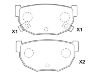 тормозная кладка Brake Pad Set:44060-35F90