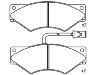 тормозная кладка Brake Pad Set:190 6183