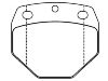 Bremsbelagsatz, Scheibenbremse Brake Pad Set:150939