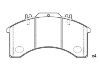 Pastillas de freno Brake Pad Set:190 6191