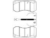 Bremsbelagsatz, Scheibenbremse Brake Pad Set:5001 829 545