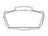 Plaquettes de frein Brake Pad Set:78 68 284