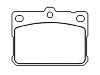 Bremsbelagsatz, Scheibenbremse Brake Pad Set:04491-12141