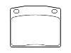 Bremsbelagsatz, Scheibenbremse Brake Pad Set:45022-634-003