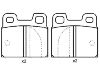 Brake Pad Set:0060 724 237