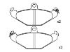 Plaquettes de frein Brake Pad Set:4 762 999