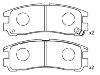 тормозная кладка Brake Pad Set:MB 857 336