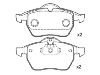 Bremsbelagsatz, Scheibenbremse Brake Pad Set:16 05 036