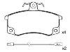 Bremsbelagsatz, Scheibenbremse Brake Pad Set:2108-350 1080