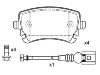 Pastillas de freno Brake Pad Set:7H0 698 451
