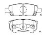 Plaquettes de frein Brake Pad Set:05191271AA