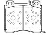 Plaquettes de frein Brake Pad Set:002 420 12 20