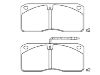 Plaquettes de frein Brake Pad Set:06902964-0