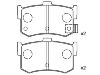 Plaquettes de frein Brake Pad Set:43022-SG9-000