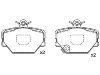 Plaquettes de frein Brake Pad Set:451 421 00 10