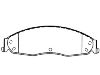 剎車(chē)片 Brake Pad Set:89060375